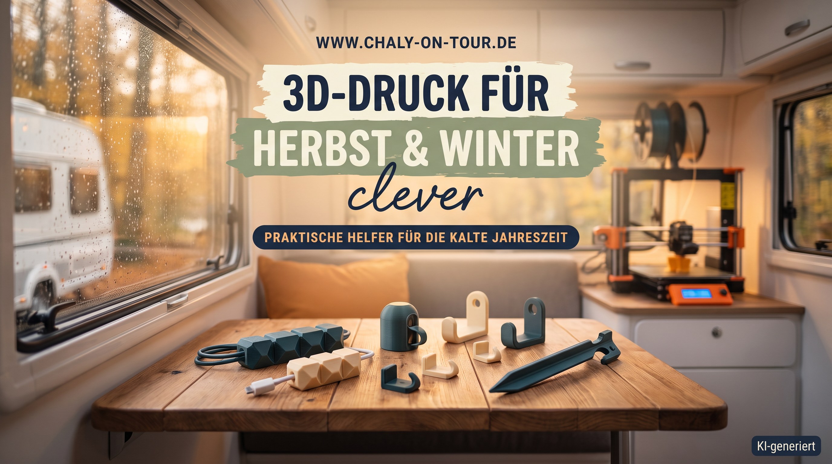 Die nützlichsten 3D-Druck-Teile für Herbst und Winter im Wohnwagen