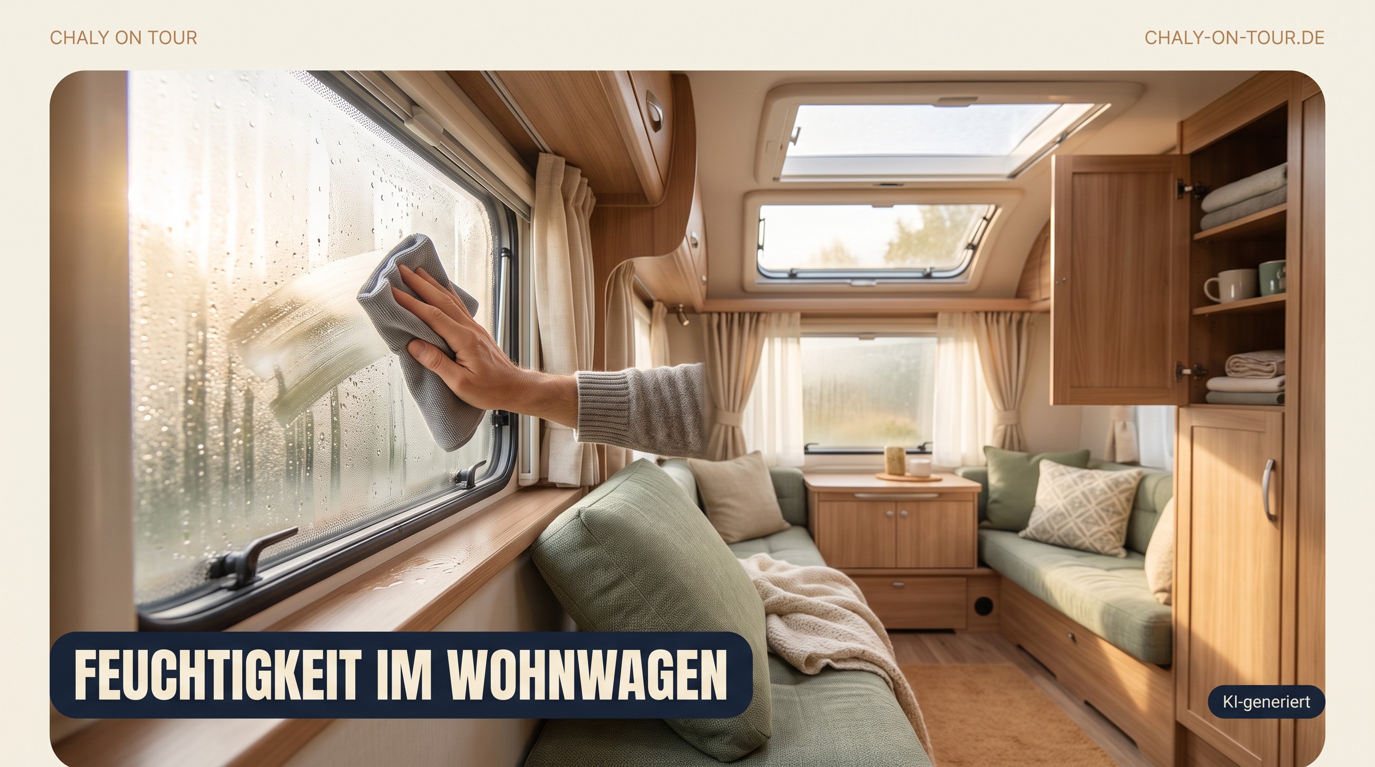 Feuchtigkeit im Wohnwagen: So verhinderst du Stockflecken und Schimmel
