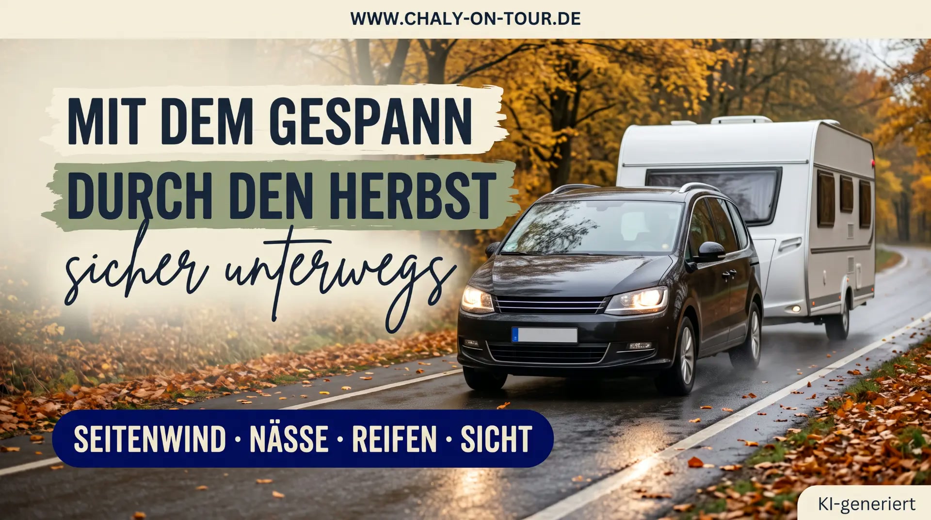 Mit dem Gespann durch den Herbst: sicher fahren bei Nässe, Laub, Seitenwind und früher Dunkelheit