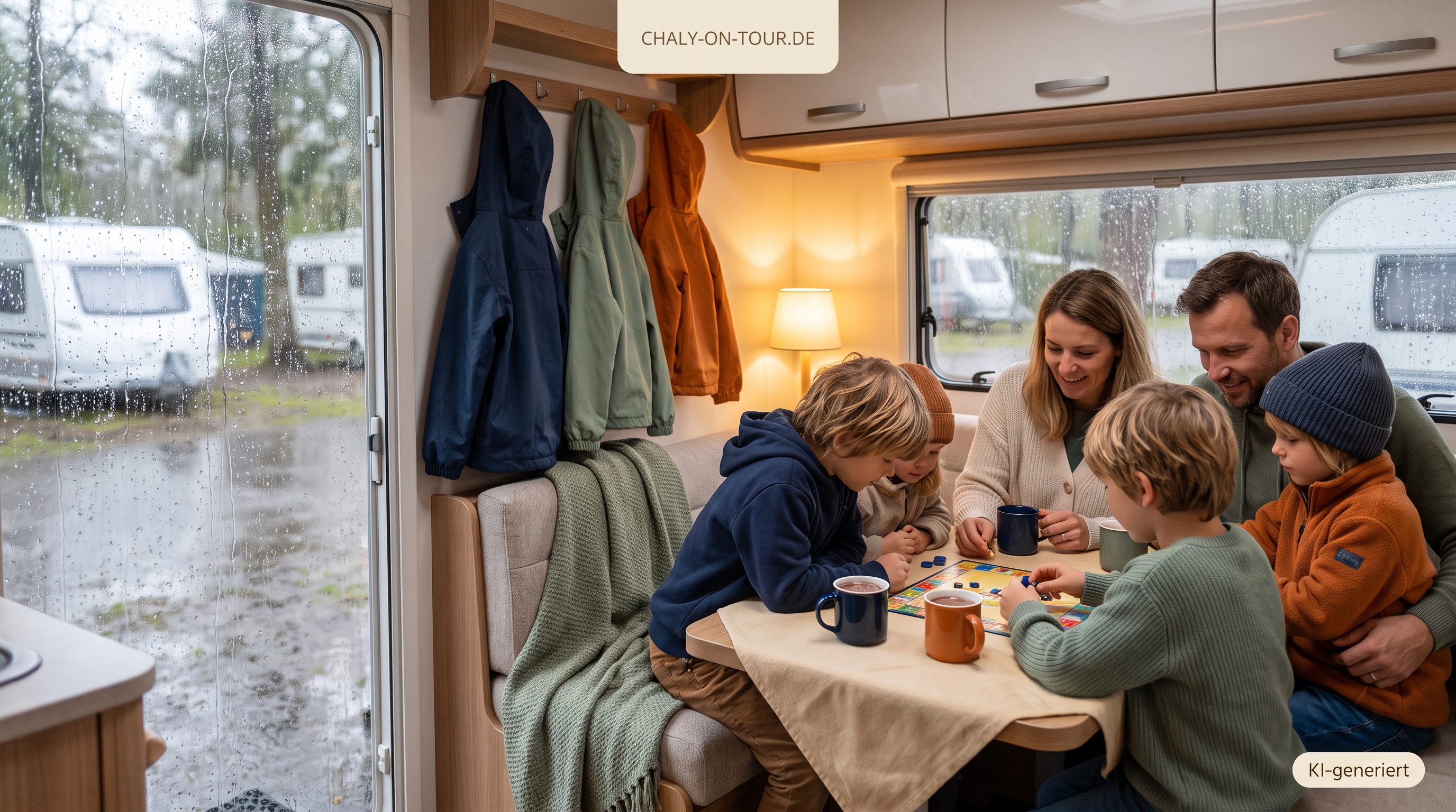 Regentag im Wohnwagen: So retten wir den Tag mit drei Kindern